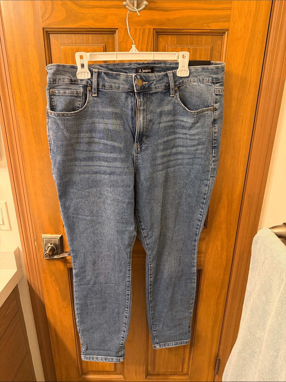 NWT d. jeans Women’s Skinny Blue Stretch Denim Jeans size 18W